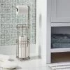 4 Roll Reserve Plus Freestanding Toilet Tissue Holder Silver - Threshold™