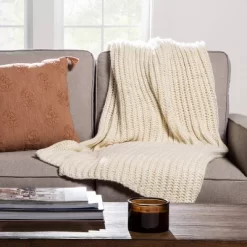 Chunky Knit Reversible Throw Blanket - Threshold™ 15 Chunky Knit Reversible Throw Blanket - Threshold™ -Home Decor Store GUEST b04cf30c e385 47a6 b25b 6cea8b96bae5