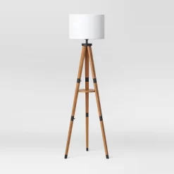 Tripod Floor Lamp With Shelf Brown Wood - Threshold™ -Home Decor Store GUEST b1b8ca20 55ea 4c4e bc34 1f4ca7a73cd2