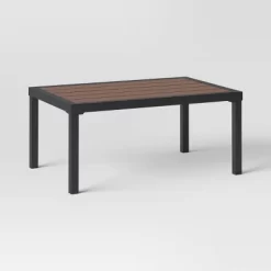 Bryant 2pc Faux Wood Patio Loveseat & Coffee Table - Gray/Natural - Threshold™ -Home Decor Store GUEST b1ce228e 4d90 41bf 8569 6b971c072569