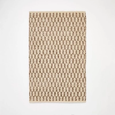 Checkered Stripe Rug Brown - Threshold™ Designed With Studio McGee 4 Checkered Stripe Rug Brown - Threshold™ Designed With Studio McGee - Image 4