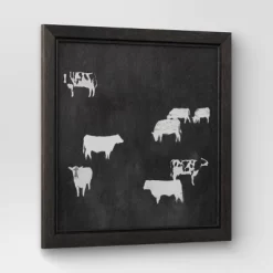 (Set Of 2) 12" X 12" Cow Collection II Framed Wall Canvases - Threshold™ -Home Decor Store GUEST b344498b 2140 4a52 b3be 29b42cd41f2d