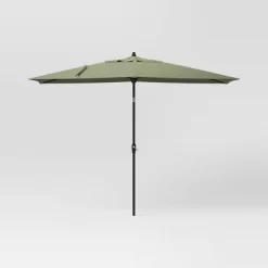 10'x6' Rectangular Market Patio Umbrella - Black Pole - Threshold™ -Home Decor Store GUEST b45ccdfe 1dde 434c a118 14d97653a266