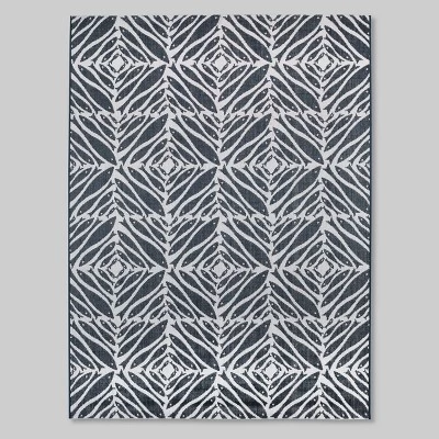 Minnows Outdoor Rug Navy - Threshold 3 Minnows Outdoor Rug Navy - Threshold - Image 3