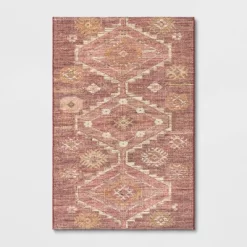 Southbury Washable Printed Diamond Persian Style Rug Rust - Threshold™ 9 Southbury Washable Printed Diamond Persian Style Rug Rust - Threshold™ -Home Decor Store GUEST b5d6df13 0c44 4a2b b43b 41b2a9d69bf7