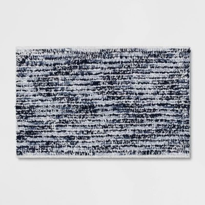 20"x32" Spacedye Striped Bath Rug - Threshold™ 4 20"x32" Spacedye Striped Bath Rug - Threshold™ - Image 4
