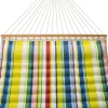 11.3' Pillowtop Outdoor Fabric Hammock Summer Stripe Yellow/Red/Blue - Threshold™