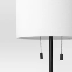 Reeded Metal Stick Lamp With Dual Socket Black (Includes LED Light Bulb) - Threshold™ 5 Reeded Metal Stick Lamp With Dual Socket Black (Includes LED Light Bulb) - Threshold™ -Home Decor Store GUEST b7442996 e33d 4f96 9677 a48d42ef5a1d