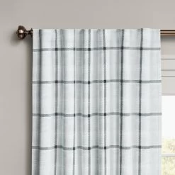1pc Blackout Window Curtain Panel Gray - Threshold™