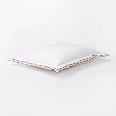 Double Flange Merrow Stitch Comforter & Sham Set - Threshold™ Designed With Studio McGee 4 Double Flange Merrow Stitch Comforter & Sham Set - Threshold™ Designed With Studio McGee - Image 4