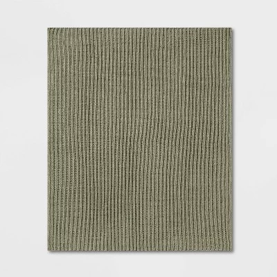 Chunky Knit Reversible Throw Blanket - Threshold™ 2 Chunky Knit Reversible Throw Blanket - Threshold™ - Image 2