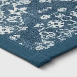 Vintage Print Comfort Rug Blue - Threshold™ -Home Decor Store GUEST ca02aa3b 00ae 49e0 9bb2 f37a6c144566
