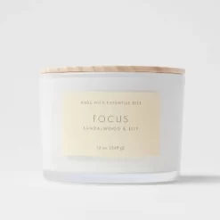 Wood Lidded Glass Wellness Focus Candle - Threshold™ -Home Decor Store GUEST ccaaeff8 d438 4560 918b 7bc307fe7418