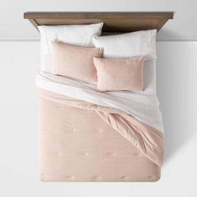 Simple Woven Stripe Comforter & Sham Set - Threshold™ 2 Simple Woven Stripe Comforter & Sham Set - Threshold™ - Image 2