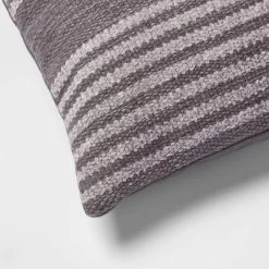 Lumbar Modern Stripe Decorative Throw Pillow Gray - Threshold™ -Home Decor Store GUEST cf47fbee 7d18 40e0 b721 423f41dd185a
