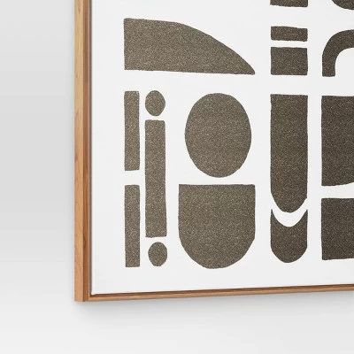 (Set Of 2) 24" X 30" Morphology Framed Wall Canvases Gold - Threshold™ 5 (Set Of 2) 24" X 30" Morphology Framed Wall Canvases Gold - Threshold™ - Image 5