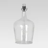 Artisan Glass Jug Large Lamp Base Clear - Threshold™