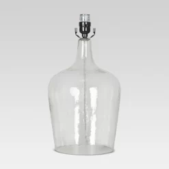Artisan Glass Jug Large Lamp Base Clear - Threshold