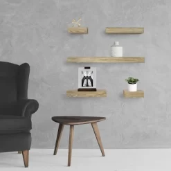 Set Of 5 Wall Shelf Natural - Project 62™ -Home Decor Store GUEST d882c438 66df 4701 aa13 e4172710e1dc