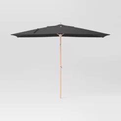 10'x6' Rectangular Market Patio Umbrella - Light Wood Pole - Threshold™ -Home Decor Store GUEST d89187f0 45e4 4db4 80b8 710bf9167e62
