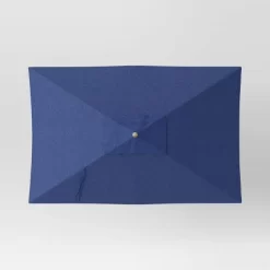 10'x6' Rectangular Market Patio Umbrella - Light Wood Pole - Threshold™ -Home Decor Store GUEST da953ab7 3018 4b76 8764 bfa251530b2a