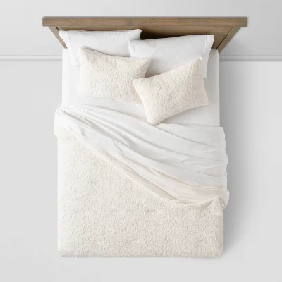 Textured Faux Fur Comforter & Sham Set - Threshold™ 2 Textured Faux Fur Comforter & Sham Set - Threshold™ - Image 2