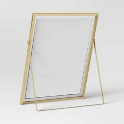 9" X 11" Float To 8" X 10" Linear Metal Easel Single Image Frame Brass - Threshold™ 5 9" X 11" Float To 8" X 10" Linear Metal Easel Single Image Frame Brass - Threshold™ -Home Decor Store GUEST dca9fb76 af6d 4838 8473 61f5e3a7187b