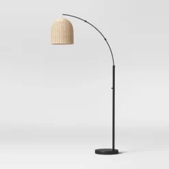Addison Arc Floor Lamp With Natural Rattan Shade - Threshold™ 8 Addison Arc Floor Lamp With Natural Rattan Shade - Threshold™ -Home Decor Store GUEST def3b8d0 e0d8 407e b0a8 1eae9fcd8ed9