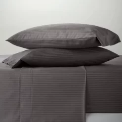 400 Thread Count Damask Solid Sheet Set - Threshold™