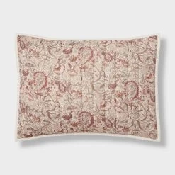 Voile Paisley Printed Quilt Sham Cream - Threshold™ 5 Voile Paisley Printed Quilt Sham Cream - Threshold™ -Home Decor Store GUEST e0f4f329 7b2b 4e95 8132 3a5419a69f2c