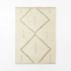 Cedar Hills Plush Geo Print Rug Cream - Threshold™ Designed With Studio McGee -Home Decor Store GUEST e21a1c43 b5ed 4260 b717 48277652c9e6