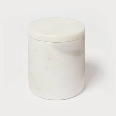 Marble Canister White - Threshold™ 2 Marble Canister White - Threshold™ - Image 2