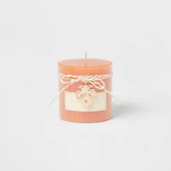 Ribbed Pillar Pumpkin Spice Candle - Threshold™ -Home Decor Store GUEST e467f067 2ab8 486b 8756 c7488700fa1b