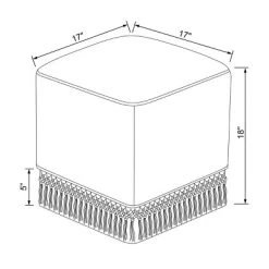 Westchester Fringe Cube - Threshold™ Designed With Studio McGee -Home Decor Store GUEST e62a4ff7 76f6 4b24 887f f28aab6e03a5