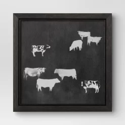 (Set Of 2) 12" X 12" Cow Collection II Framed Wall Canvases - Threshold™ -Home Decor Store GUEST eba1d89c 78cc 4c5b 8c67 3a03cc2b6c22