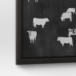 (Set Of 2) 12" X 12" Cow Collection II Framed Wall Canvases - Threshold™ -Home Decor Store GUEST ed6cea91 4424 4805 8aee 4c4271b75676