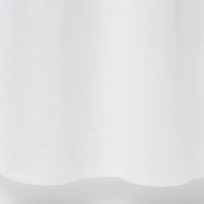 Woven Shower Curtain White - Threshold™ 3 Woven Shower Curtain White - Threshold™ - Image 3