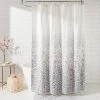 Leopard Glam Shower Curtain Ombre Gray - Threshold™