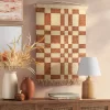 24" X 36" Hand Woven Jute/Polyester Wall Art With Wooden Dowel - Threshold™
