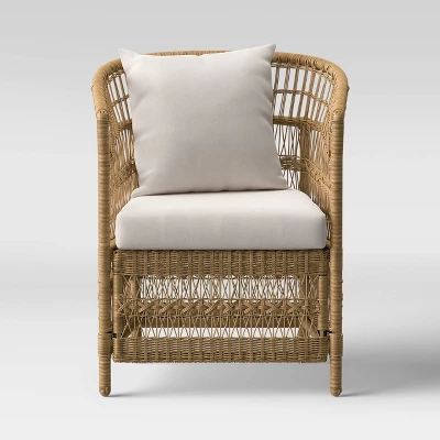 Mulberry 3pc Patio Chat Set - Natural - Threshold™ 3 Mulberry 3pc Patio Chat Set - Natural - Threshold™ - Image 3