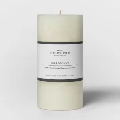 Pillar Candle Soft Cotton White - Threshold™ -Home Decor Store GUEST f4713196 2100 4643 9a46 22b33129a00c