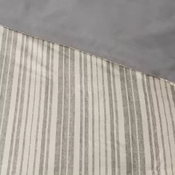 7pc Reversible Printed Stripe Comforter Bedding Set With Sheets Gray - Threshold™ -Home Decor Store GUEST f67d1c41 4b6c 44ab 93f1 570070726207