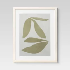(Set Of 2) 16" X 20" Leaf Framed Wall Art Set Natural - Threshold™ -Home Decor Store GUEST f854284d 9e45 4d12 bfa0 09a9d210d1ff