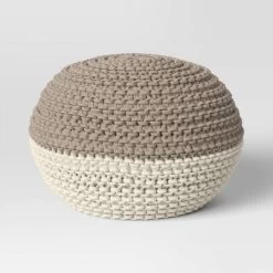 Cloverly Chunky Knit Pouf - Threshold™ -Home Decor Store GUEST fb49b17f db39 4956 a41c 9ae43383d562