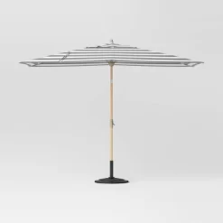 10'x6' Rectangular Market Patio Umbrella - Light Wood Pole - Threshold™ -Home Decor Store GUEST fc3a8c11 a12b 492e 9086 a37bf385b2dc