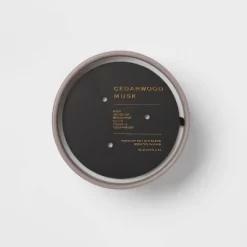 15oz Ceramic Jar 3-Wick Black Label Cedarwood Musk Candle - Threshold™ 5 15oz Ceramic Jar 3-Wick Black Label Cedarwood Musk Candle - Threshold™ -Home Decor Store GUEST fc8996de 3023 4a2d 9f4c 9e684ced1ffe