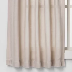 2pk 42"x36" Light Filtering Bonaire Curtain Tiers Beige - Threshold™ 4 2pk 42"x36" Light Filtering Bonaire Curtain Tiers Beige - Threshold™ -Home Decor Store GUEST ff957fd3 1d85 46fe b5ca 08c061a927f2