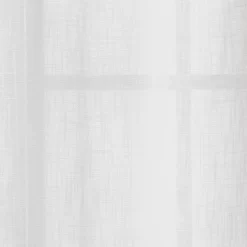 1pc 54"x84" Sheer Contrast Edge Window Curtain Panel White/Natural - Threshold™ -Home Decor Store GUEST fff1ace0 0ef0 41d9 913d 135bd76d977f